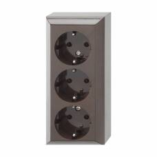 Priza 3p De Interior, Business Line Ip20, Maro