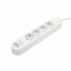 Priza Multipla Usb C Cu 4 Porturi si intrerupator, 1,5 M, Pd 65w