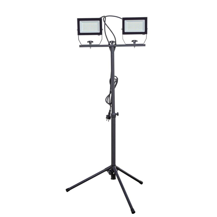 Proiector Led „ispot” 2 X 50w Cu Suport 2 X 5000 Lm Cu Cablu De 1,8 M Ip68