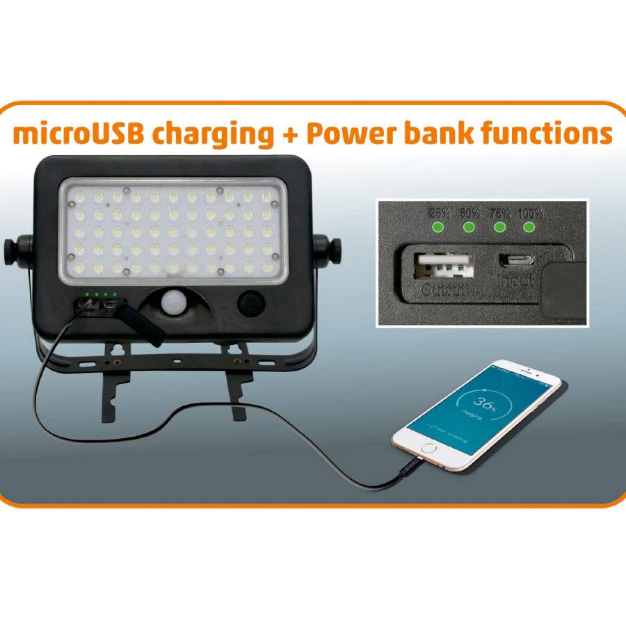 Reflector Led Solar, Cu Senzor De Miscare