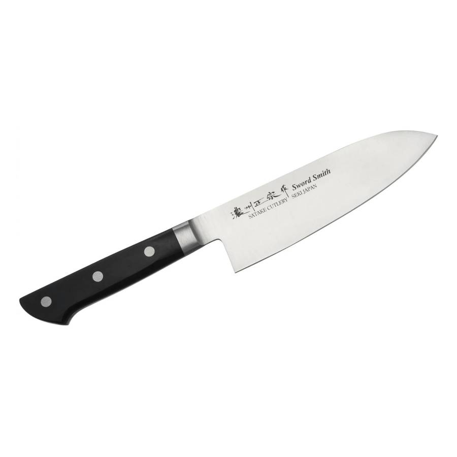 Satake Satoru Santoku Cutit De Bucatarie Japonez 17 Cm