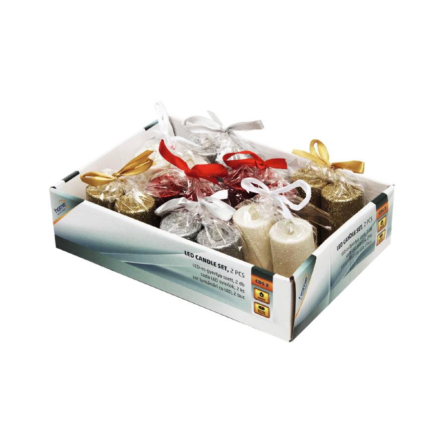 Set 16 Lumanari, Led, Multicolor