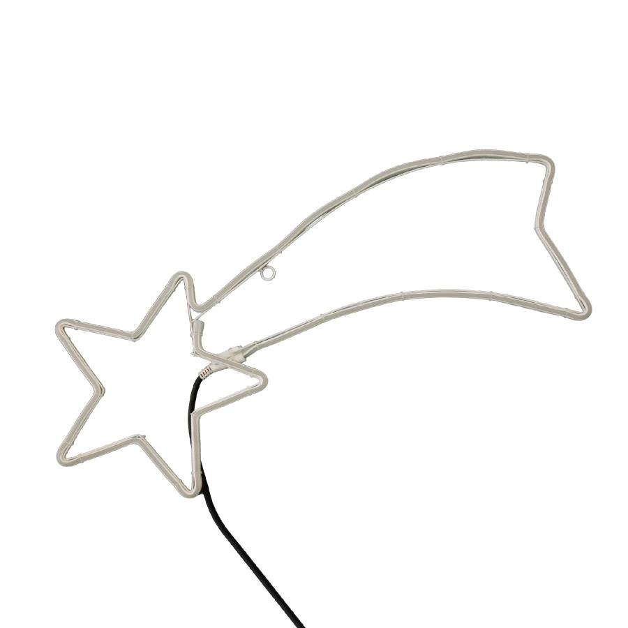 Stea Cazatoare Neon-light, De Exterior, 31x64cm