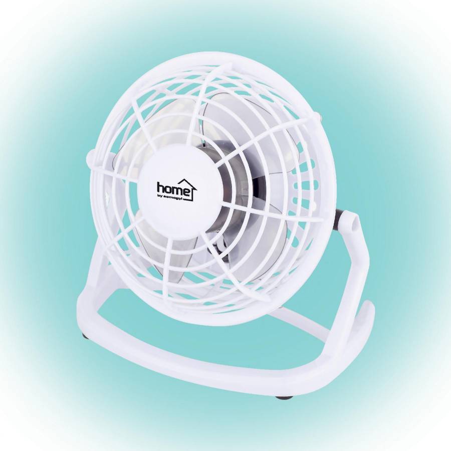 Ventilator De Masa Cu Usb, 10 Cm, Alb