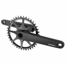 Pedalier Negru Samox 40t-175mm 1x9-12v Drum/Grindă