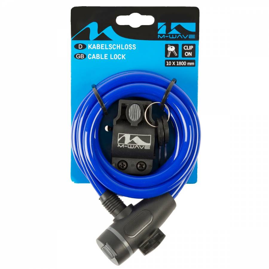 Antifurt Cu Cheie M-wave  s 10.18  Albastru