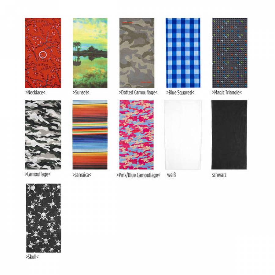 Bandana M-wave Rosu/albastru Squared