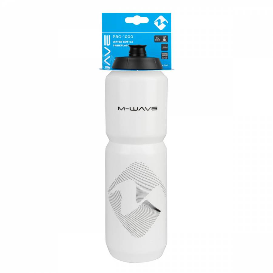 Bidon Plastic M-wave Pbo 1000 Alb 1000ml