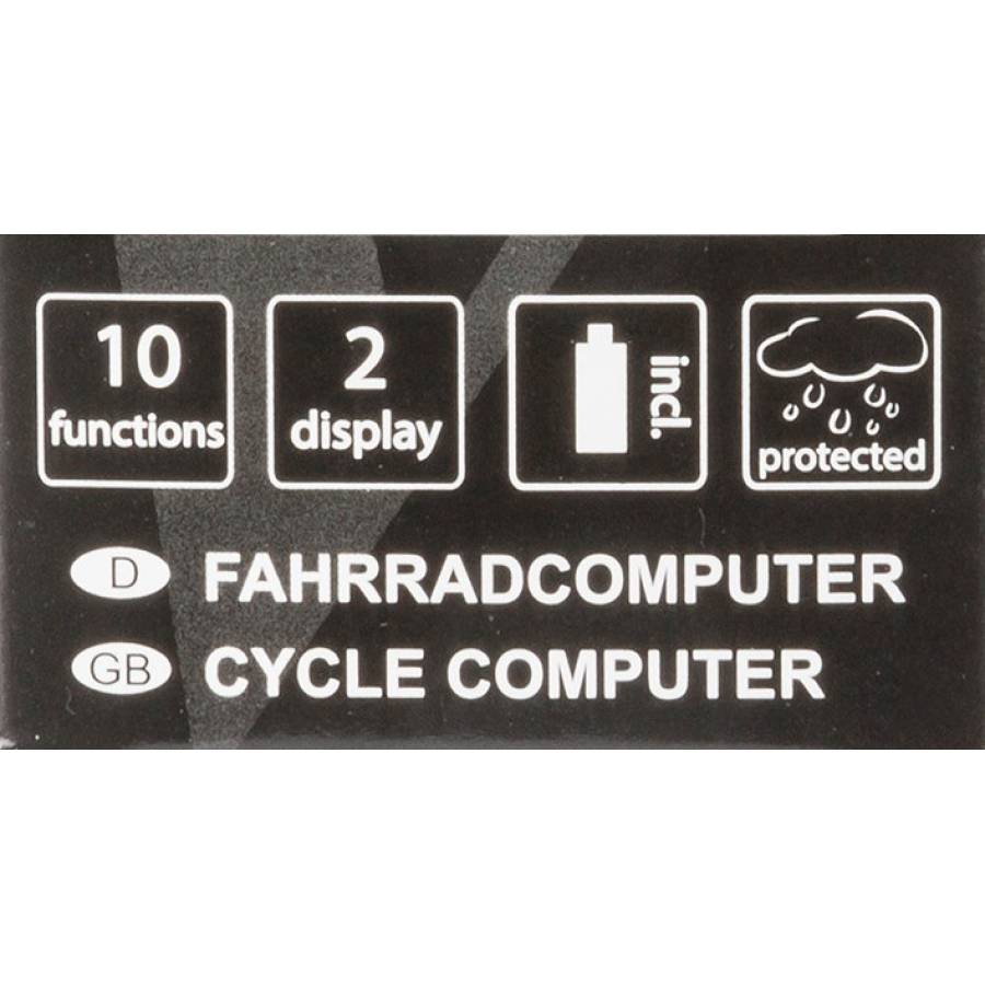 Bike Computer Ventura  x  10 Functii   Alb