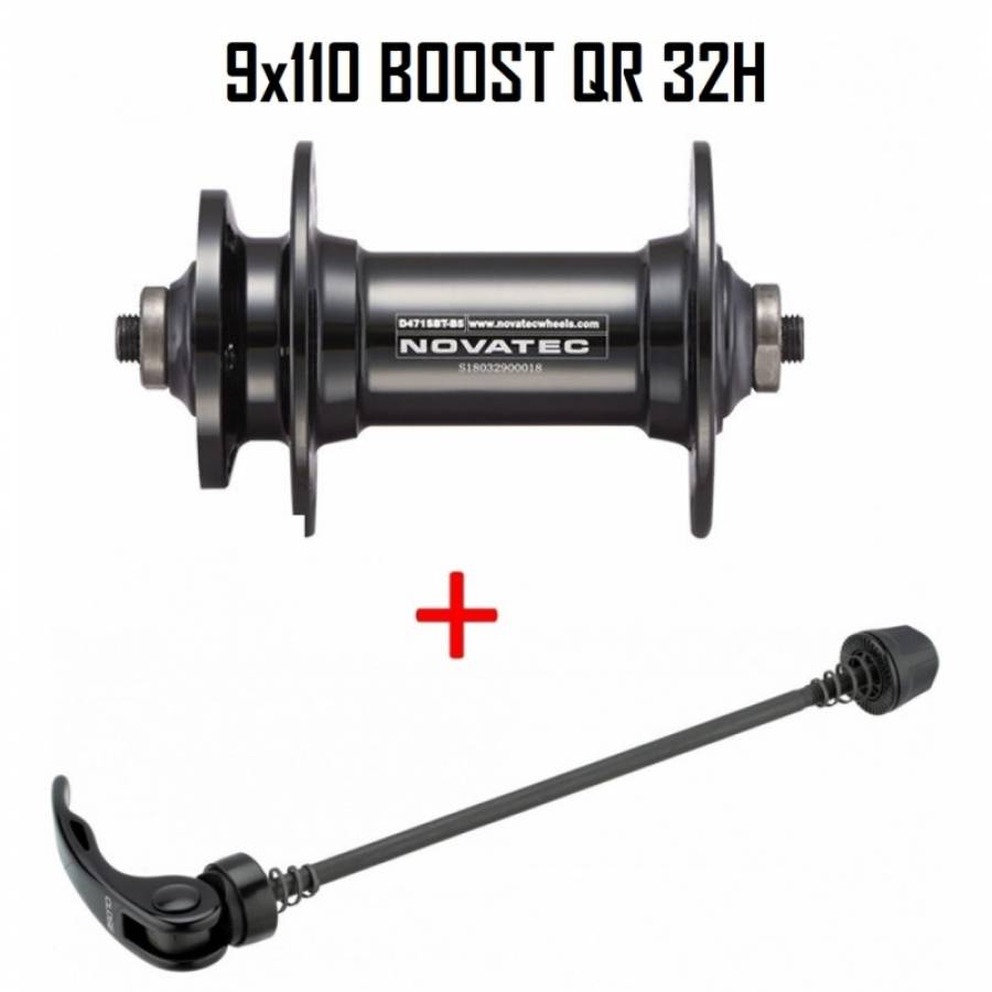 Butuc Fata Novatec D471sbt-b5 (qr Boost) 9x110 Black 32h