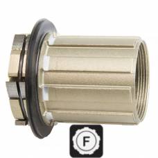 Caseta cu Butuc Novatec Alb Aluminiu 5 Pawls