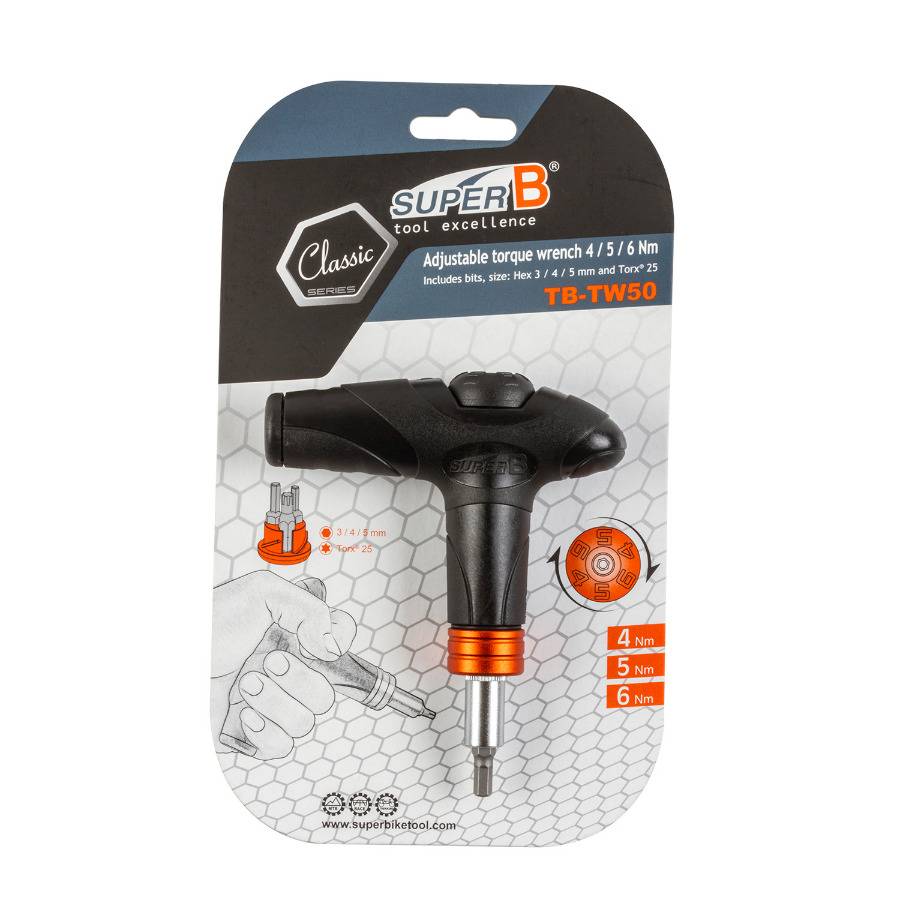 Cheie Dinamometrica  Super B Tb-tw50  4/5/6  Nm