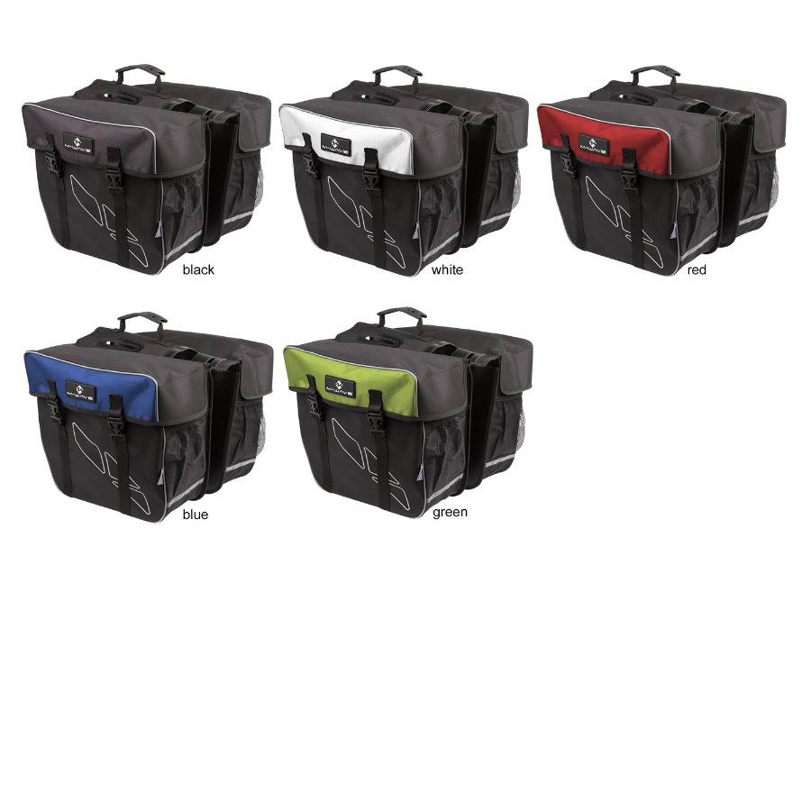 Geanta Portbagaj 2 Piese M-wave  Amsterdam Double  Negru/albastru