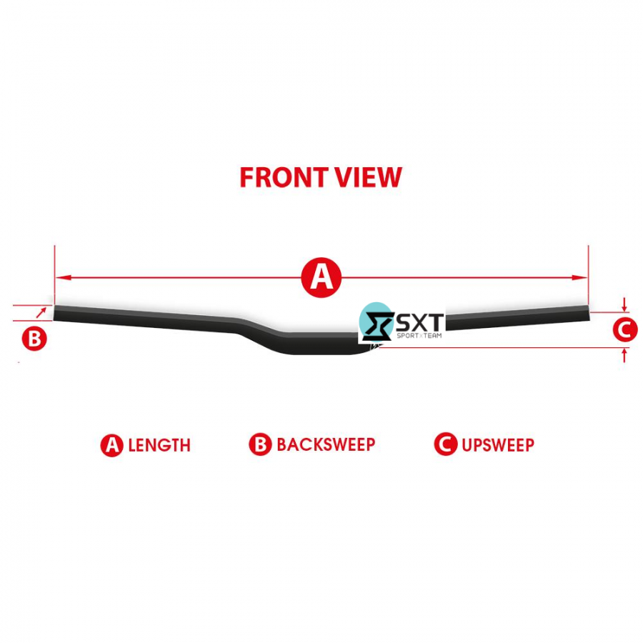 Ghidon Aluminiu Mtb Sxt 31.8 -800 Mm Mov Matt