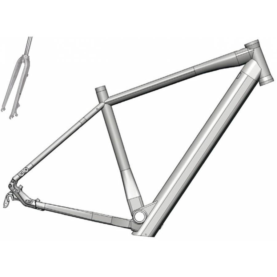Kit E-bike  Urban-gravel - Concept H600 - 50 Cm