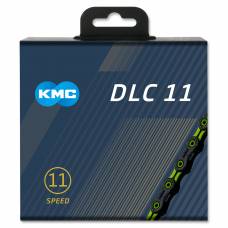 Lant Bicicleta Verde/Negru 118 Zale DLC KMC Diamond
