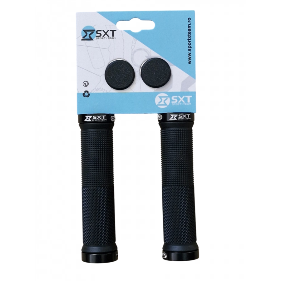 Mansoane Mtb Sxt Zn-002 - 130 Mm Lock-on Dublu Negru