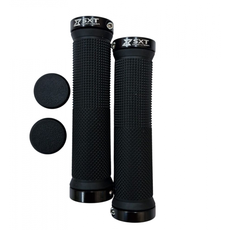 Mansoane Mtb Sxt Zn-002 - 130 Mm Lock-on Dublu Negru