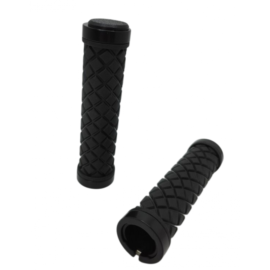 Mansoane Mtb Sxt Zn-045 - 130 Mm Lock-on Dublu Negru