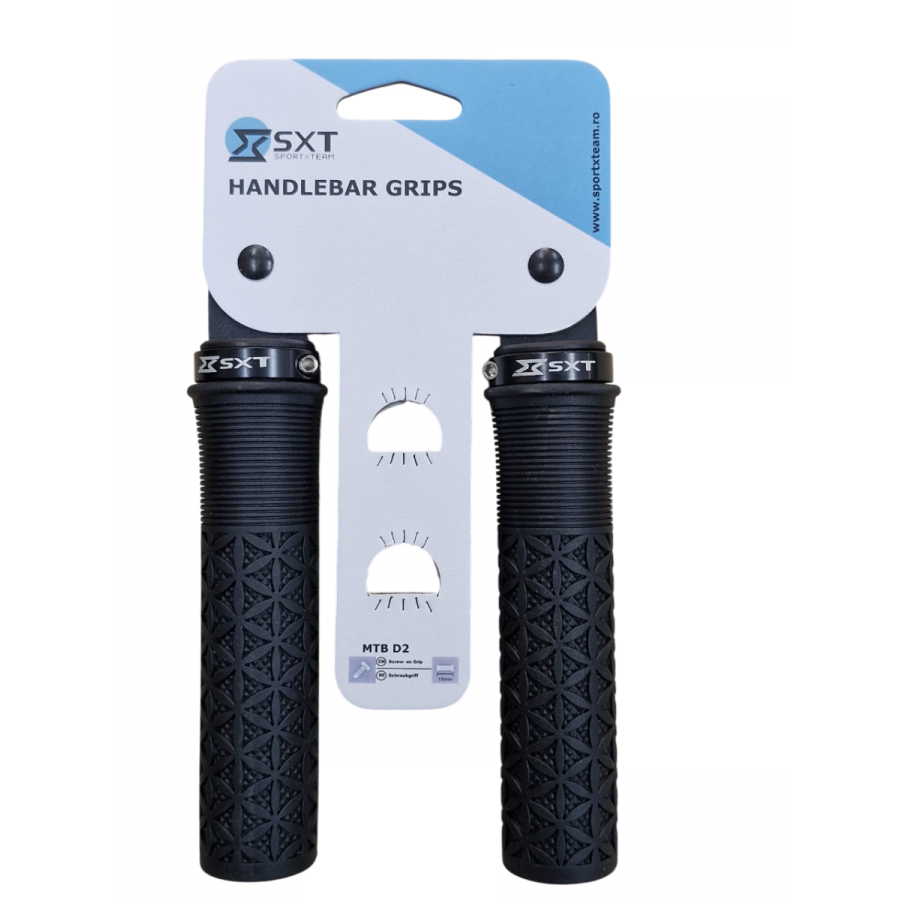 Mansoane Mtb Sxt Zn-047 - 130 Mm Lock-on Negru