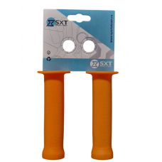 Manșoane bicicletă lungime 130 mm portocalii cu capăt închis