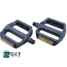 Pedale Aluminiu Negru Plat 9/16 370g