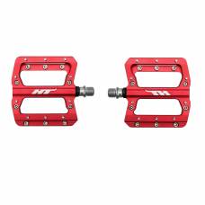Pedale Anodizate Aluminiu Rosu HT AN14A-Greutate 475 grame.