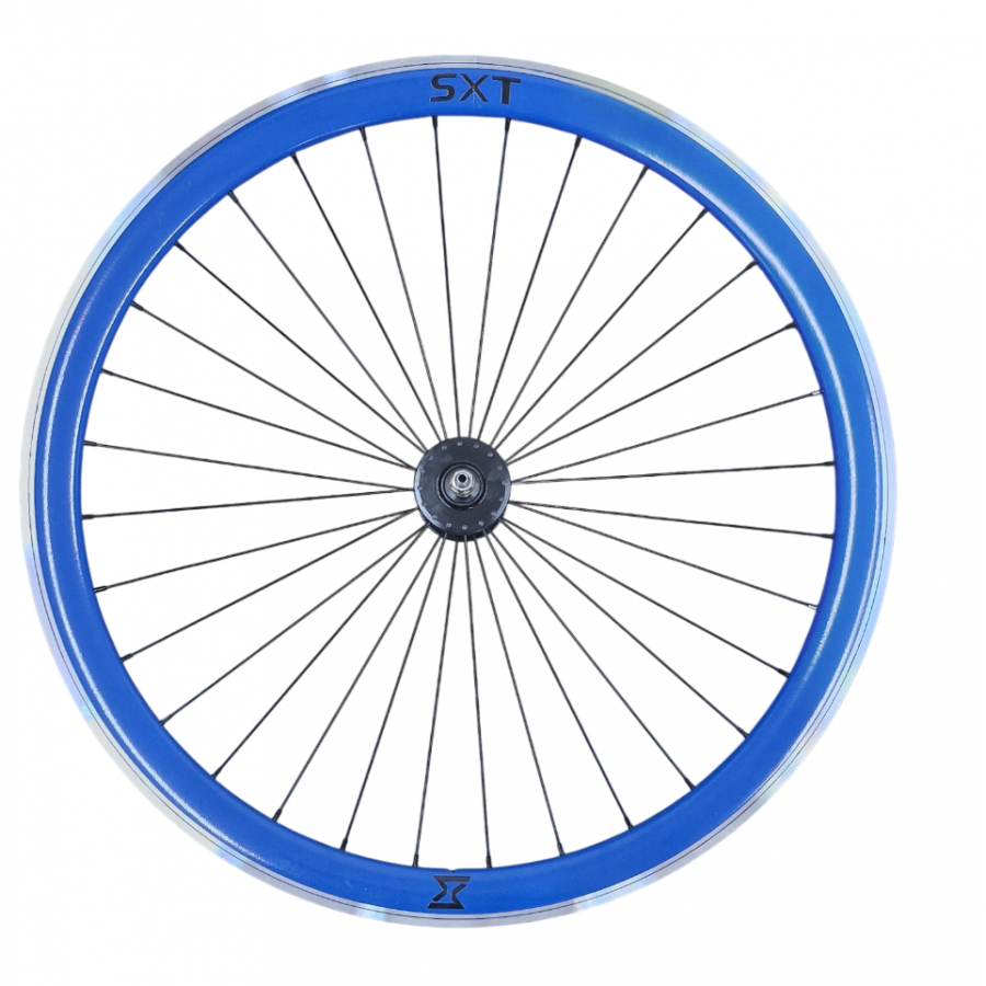 Roata Fata Single Speed/fixie Sxt 700-32h 40 Mm Albastru