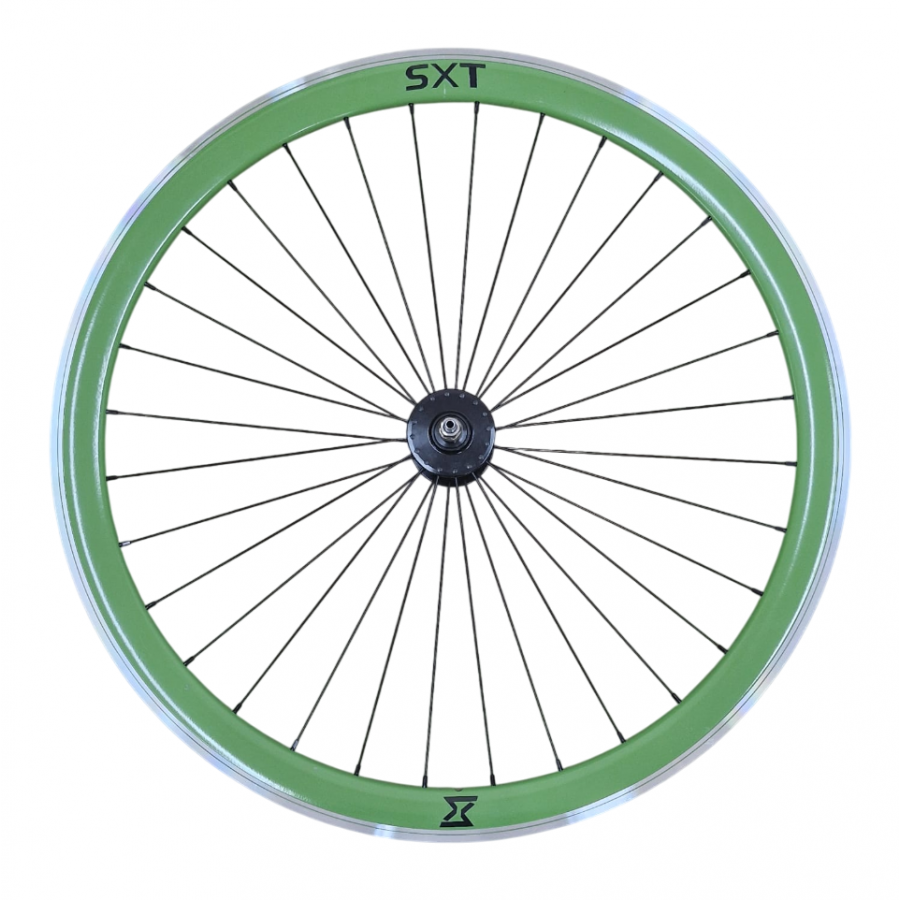 Roata Fata Single Speed/fixie Sxt 700-32h 40 Mm Verde