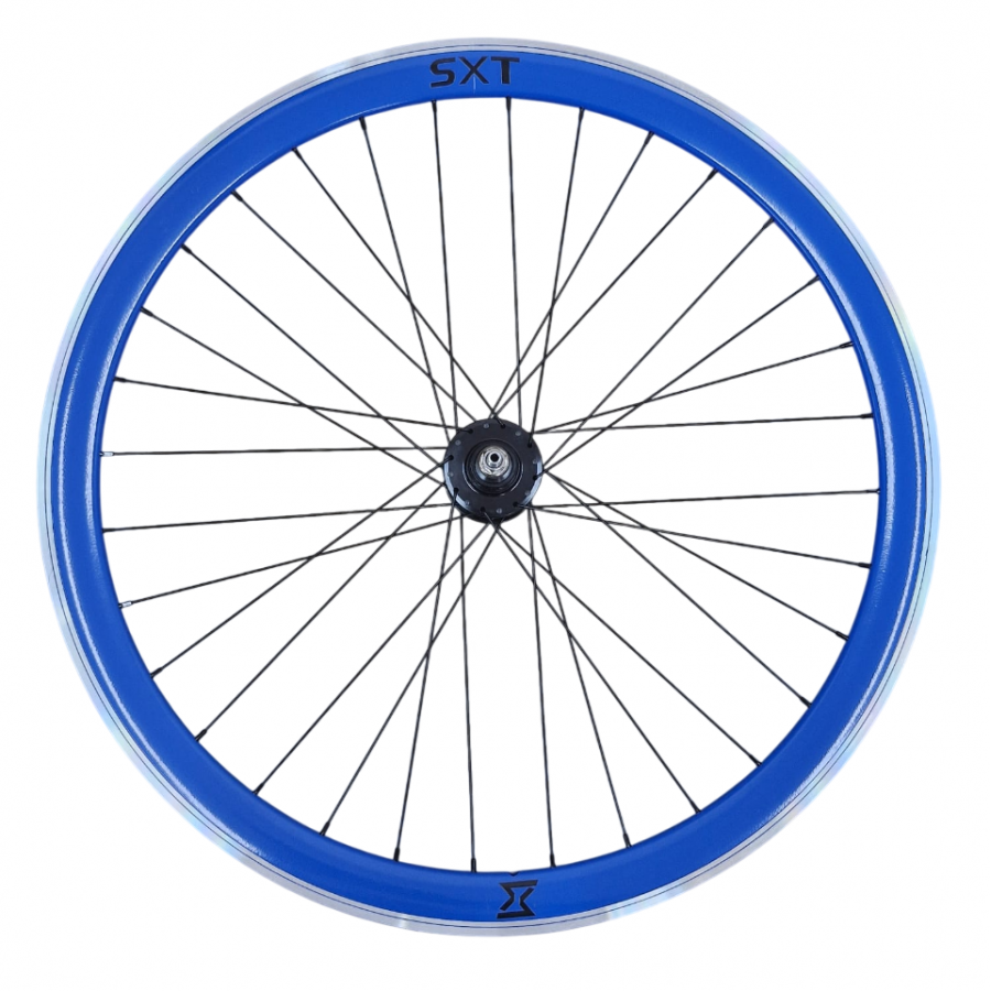 Roata Spate Single Speed/fixie Sxt 700-32h 40 Mm Albastru