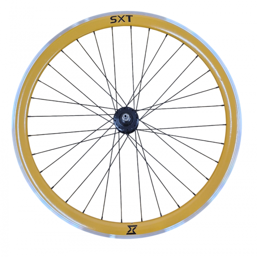 Roata Spate Single Speed/fixie Sxt 700-32h 40 Mm Portocaliu