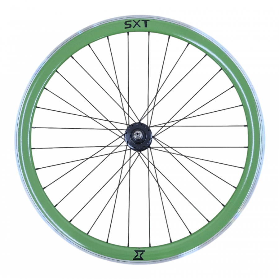 Roata Spate Single Speed/fixie Sxt 700-32h 40 Mm Verde