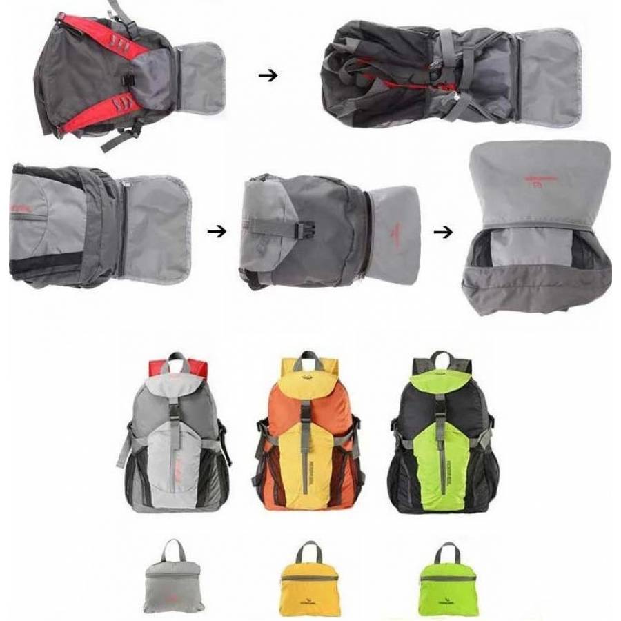 Rucsac Pliabil  Roswheel 20 L  Negru/lime