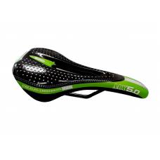 Sa pedale mountain bike negru/verde, CrMo, 140x280 mm, 292 g.