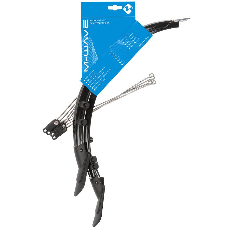 Set Aparatori Noroi Flexibile M-wave 26 60 Mm Negru