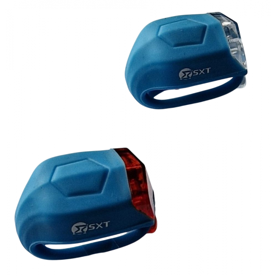 Set Flash Cu Baterii Sxt (silicone) Albastru