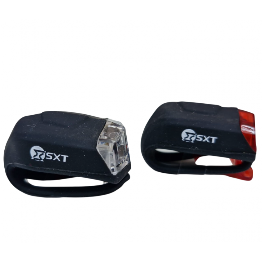 Set Flash Cu Baterii Sxt (silicone) Negru