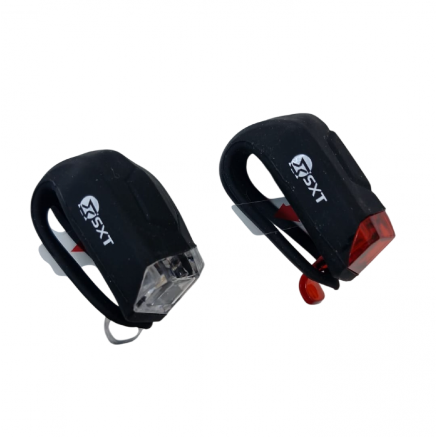 Set Flash Cu Baterii Sxt (silicone) Negru