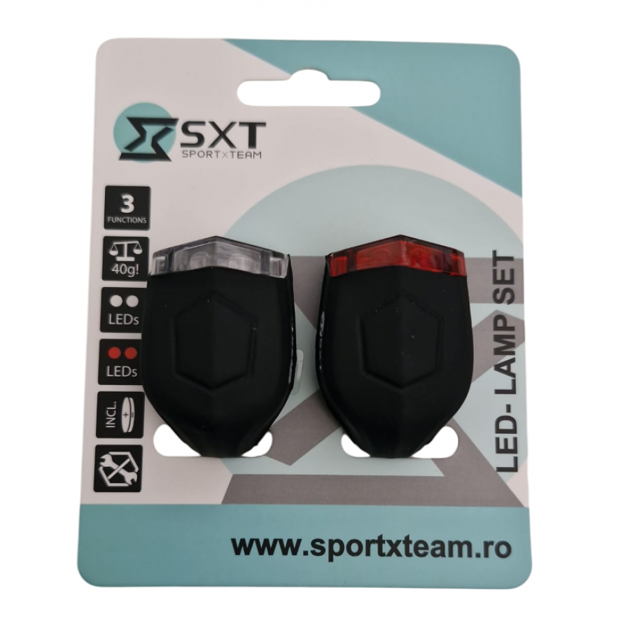 Set Flash Cu Baterii Sxt (silicone) Negru