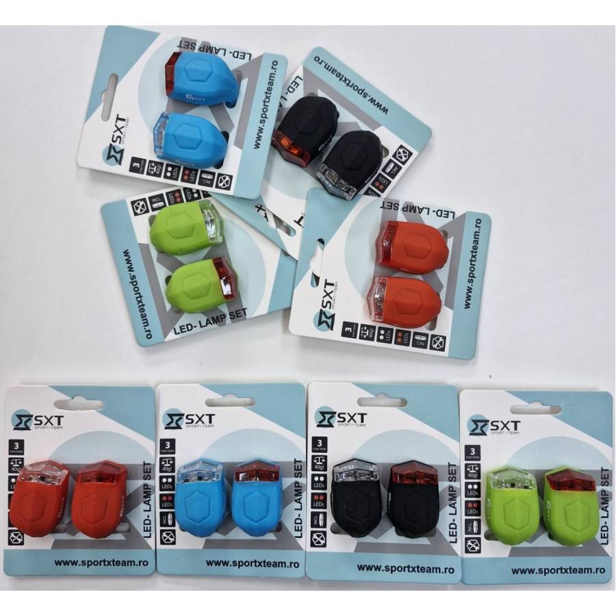 Set Flash Cu Baterii Sxt (silicone) Rosu