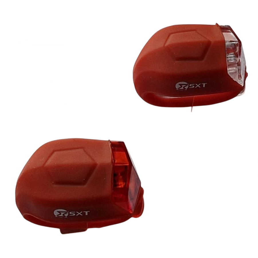 Set Flash Cu Baterii Sxt (silicone) Rosu