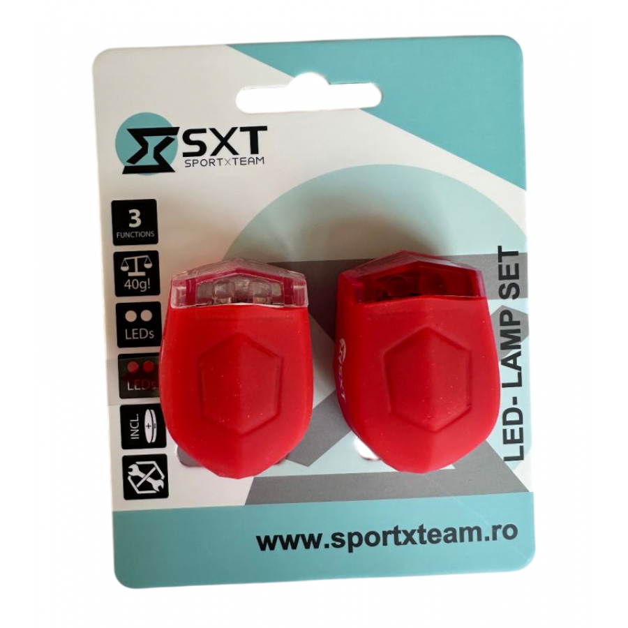 Set Flash Cu Baterii Sxt (silicone) Rosu