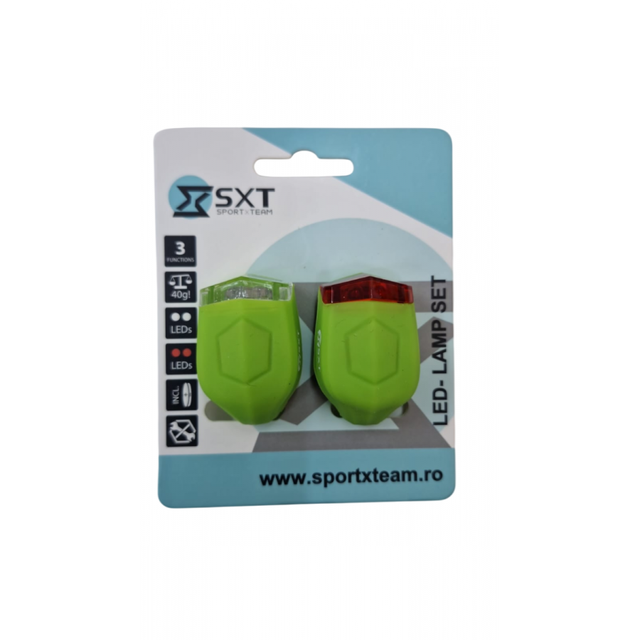 Set Flash Cu Baterii Sxt (silicone) Verde Lime