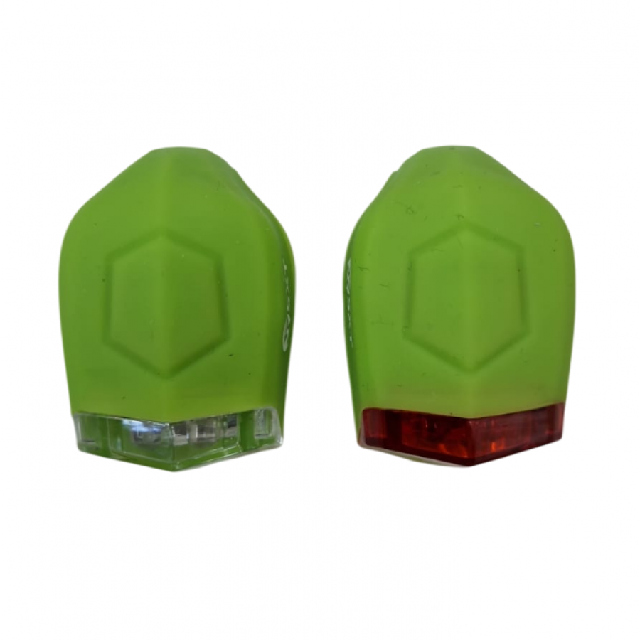 Set Flash Cu Baterii Sxt (silicone) Verde Lime