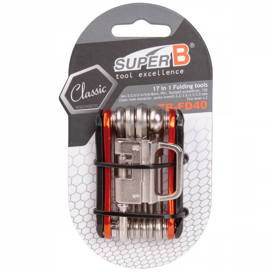 Set Mini Scule Super B Tb-fd40  Orange  17 Functii