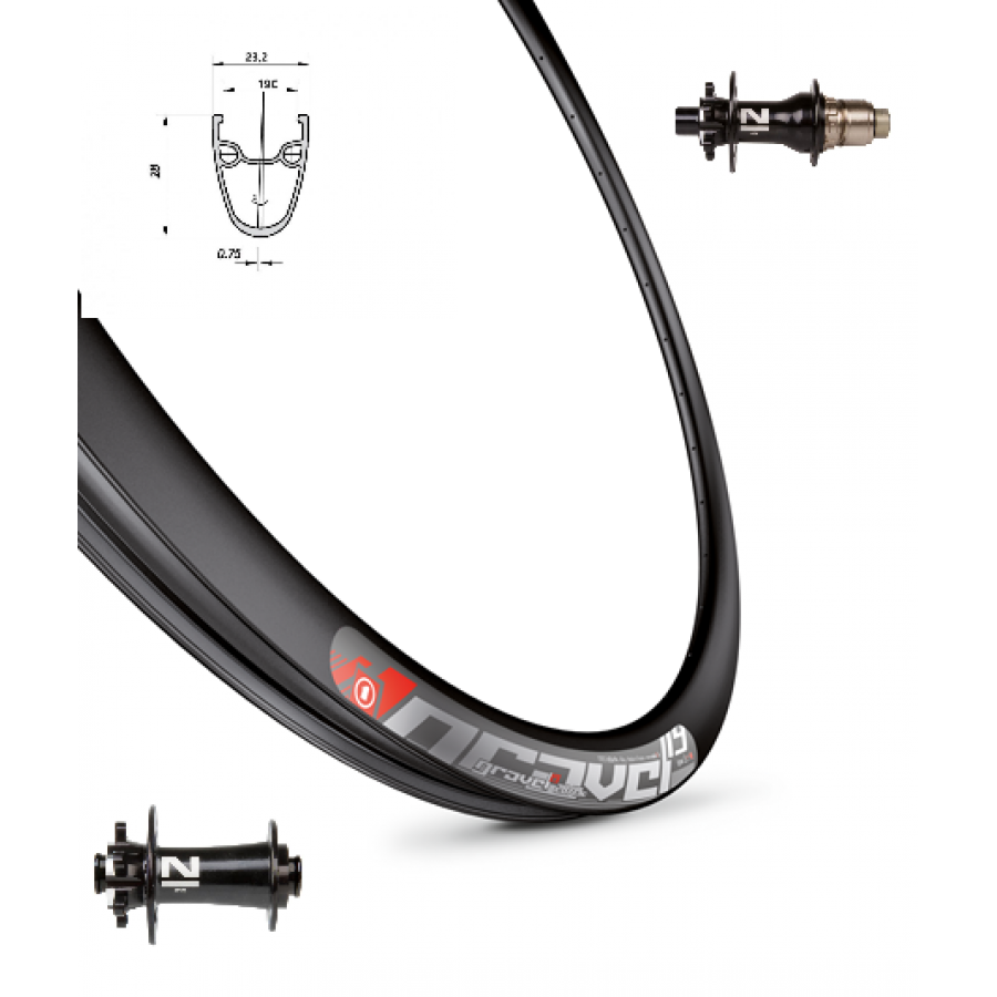 Set Roti Gravel Mach.1-n7921 700x19c 32h Sram- 6 P