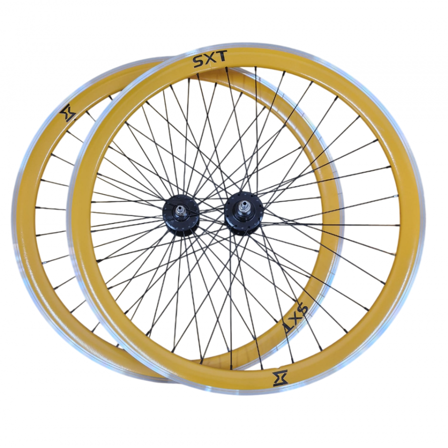 Set Roti Single Speed/fixie Sxt 700-32h 40 Mm Portocaliu
