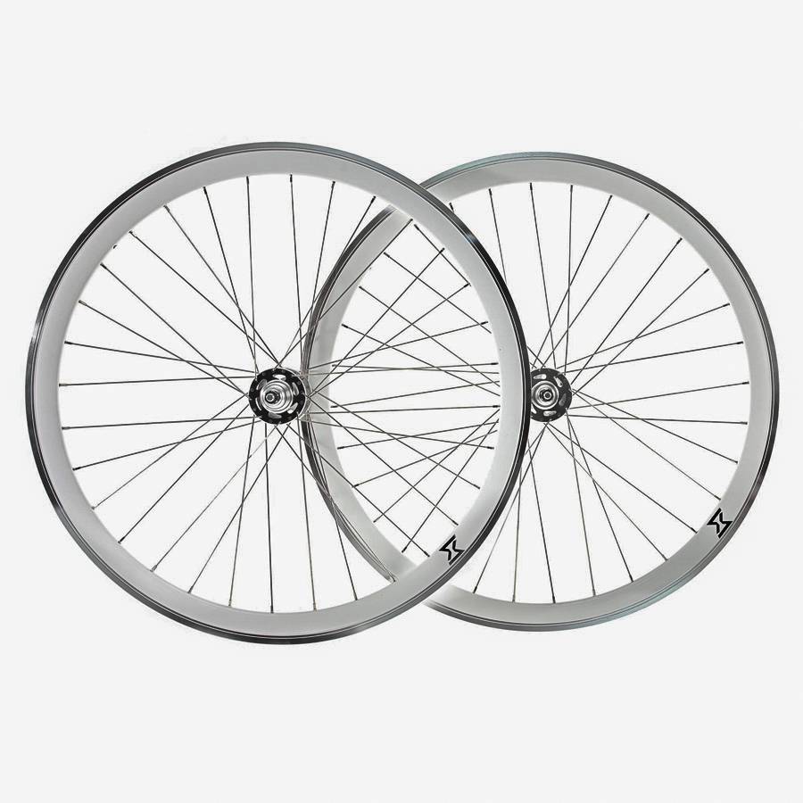 Set Roti Single Speed/fixie Sxt 700-32h 40 Mm Silver