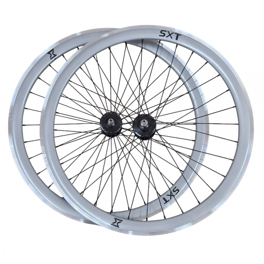 Set Roti  Sxt Single Speed/fixie 700-32h 40 Mm Siver