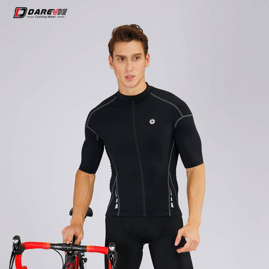 Tricou Ciclism Darevie Negru Polyester L